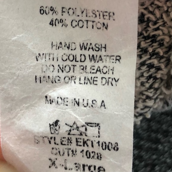 **donating 4/19. Boutique women’s dress or tunic;grey with suede elbow pads. - Picture 4 of 12